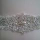 SALE - Wedding Belt, Bridal Belt, Sash Belt, Crystal Rhinestone Sash - Style B1999T