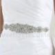 Handmade Bridal Sash Wedding Sash Rhinestones Crystal Sash Wedding Belt Jeweled Sash