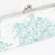 Toile Clutch - Wedding Clutch - Bridesmaid Clutch - Choice of Colors