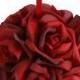 Garden Rose Kissing Ball - Red - 6 inch Pomander