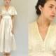 Ivory Gauze Wedding Dress  //  Boho Wedding Dress  //  LOST in BOHEMIA