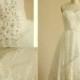 Vintage Inspired Taffeta Tulle Beaded Lace Wedding Dress Strapless Sweetheart Knee Length Short Dress
