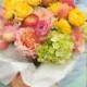 Bright DIY Wedding Floral Bouquet To Make 