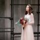 Ivanna // Bohemian Wedding Dress - Pink Wedding Dress - Rustic Wedding Dress - Long Sleeves Wedding Gown - Romantic Wedding Dress - Boho