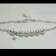 Personalized Bracelet - Pearl Bar Bracelet Initial Bracelet - Pearl Bridesmaid Bracelet Wedding Jewelry Gift