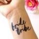 Bachelorette tattoo, bridal shower tattoo, wedding tattoo, bride tribe, fake tattoo, bridesmaids tattoos,wedding tattoo,bridesmaid gift