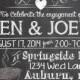 I Do bbq invitations, modern engagement party chalkboard invites, top selling I do party invites, several styles FREE 8x10