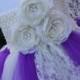 Flower girl dress. Purple and Ivory.baby tutu dress, toddler tutu dress, wedding, birthday,