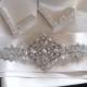 Wedding Sashes Bridal Belt Beaded Jeweled Crystal Sash Belt