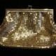 Vintage 1940s Silver Mesh Purse Whiting and Davis Formal Purse Clutch Purse Wedding Purse Art Deco Purse Very Good to Excellent Condition