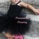 Black tutu dress - flower girl dress