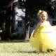 Yellow Tutu Dress, Flower Girl Dress Lemon Yellow, Toddler Girls Yellow Dress, Toddlers, Baby, All Sizes