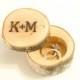 Custom Birch Ring Box, Proposal ring box, wedding/gift wooden ring box