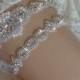 Regular or Queen Size Wedding Garter Set, Bridal Garter Belt, Opulent Wedding Garter Set, Rhinestone Wedding Garter, Wedding Accessories