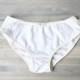 Organic cotton classic panties  - white cotton lace lingerie