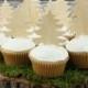Birch Forest Cupcake Toppers