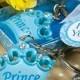 Blue crown themed Prince key chains baby shower favors BETER SZ052 from Reliable gift headphones suppliers on Shanghai Beter Gifts Co., Ltd. 