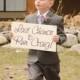 Uncle Sign -Last Chance to Run - Uncle -  Here comes the bride -  Wedding Sign, Flower Girl Sign, Ring Bearer, Aisle sign