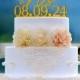 Wedding Cake Topper Monogram Mr and Mrs cake Topper Design Personalized with YOUR Last Name 015