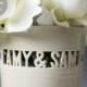 Custom Wedding Gift - Heirloom Vase with Names & Wedding Date / Anniversary, Commitment Ceremony