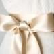 Champagne Bridal Belt, Light Gold Bridal Sash, Satin Ribbon Belt, Light Tan Wedding Sash, Bridal Belt, Wedding Sash, 2 Inches Wide Belt