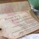 Vintage World Map Destination Wedding Invitation  Compass Hinged Shipping Tags