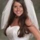 Bridal Veil Shoulder Length 2 Tiered Pencil Edge Illusion Tulle 26 Bridal Veils Tulle Veils Bridal Veils Ivory Wedding Veils