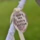 Today Our Story Begins Bridal Bouquet Charm - Flattened Silver Plated Spoon Gift Tag Idea