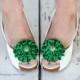 Green Shoe Clips - Wedding, Bridesmaid, Date Night, Party, Everyday wear