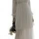 Custom made Long sleeve Keyhole Back 2 Piece Lace Wedding Dress -Princess Kathryn -AM1982300