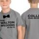 Bow Tie Ring Bearer T-Shirt, Ring Security T-Shirt, Personalized Ring Bearer Shirt, Bow Tie T-Shirt