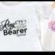 Ring Bearer Shirt Set Flower Girl Wedding Personalized Shirts Baby Toddler Youth