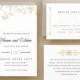 Printable Wedding Invitation Template 