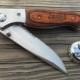 1 Personalized Pocket Knife with clip,Groomsmen Gift, Best Man Gift,Survival Knife,Hunting Knife,Fishing Knife, Father's Day For Wedding