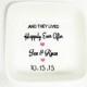 Mr and Mrs Ring Dish, Happily Ever After, Wedding Ring Bowl, Wedding Ring Dish, Ring Holder, Engagement Gift, His & Hers Ring Holder