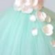 Mint Flower Girl Dress - Tutu Dress Flower Girl - Flower Girl Tulle Dress - Mint Tulle Dress -Tulle Dresses For Girls -Toddler Pageant Dress