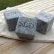 Seven sets of 3 - Engraved Whiskey Stones - Groomsmen Gift - Whiskey Rocks - Father's Day Gift