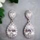 Crystal Bridal Earrings, Crystal Wedding Earrings, Dangle Bridal Earrings, Teardrop Bridal Earrings, Mother of the Bridal Earrings