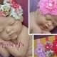 Select a Color.. Babies to Growing Girls Headband.. Pink Shabby Chic Headband.. Photography  Props..Baby Shower Gift