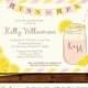 Mason Jar Drink Bridal Shower Invitation - Wedding Shower Invite - Baby Shower Invite - Mason Jar Invite - Birthday - Any Occasion - Digital