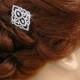Bridal Hair comb, Rose Gold Bridal Hair clip, Swarovski crystal hair comb, Rhinestone hair comb, MacKenzie Hair Comb