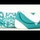 Bridesmaid Clutches Wedding Party Clutches Bridal Clutch Choose Your Fabric Aqua Teal Turquoise Set of 4