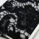 Black Lace Clutch / Wedding Gift / Bridal Clutch / Bridesmaid Purse Clutch - 8 inches Christine Style Clutch