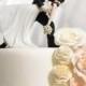 A Romantic Dip" Dancing Bride And Groom Couple Figurine