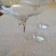 1970s Reynolds BRIDAL VEIL 6-1/4" Champayne/Tall Sherbet (8) Crystal Stemmed 9 oz Glasses USA Mfgr by Shenango