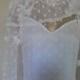 Vintage Wedding Dress / 1970's / Sheer Voile With Tiny Flowers & Polkadots / Veil and Headpiece /  Size Small / Excellent Vintage Condition