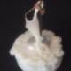 Wedding Cake Topper Ivory Bride and Groom