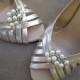 Bridal Pearl Rhinestone Shoe Clips Wedding Shoe Accessory -- JOLENE