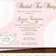 Doily Bridal Tea Party Invitation, Bridal Shower Invite, Printable Invitation, High Tea,  Digital File