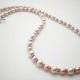 Classic Bridal Pearls Swarovski and Sterling Silver Necklace 19"